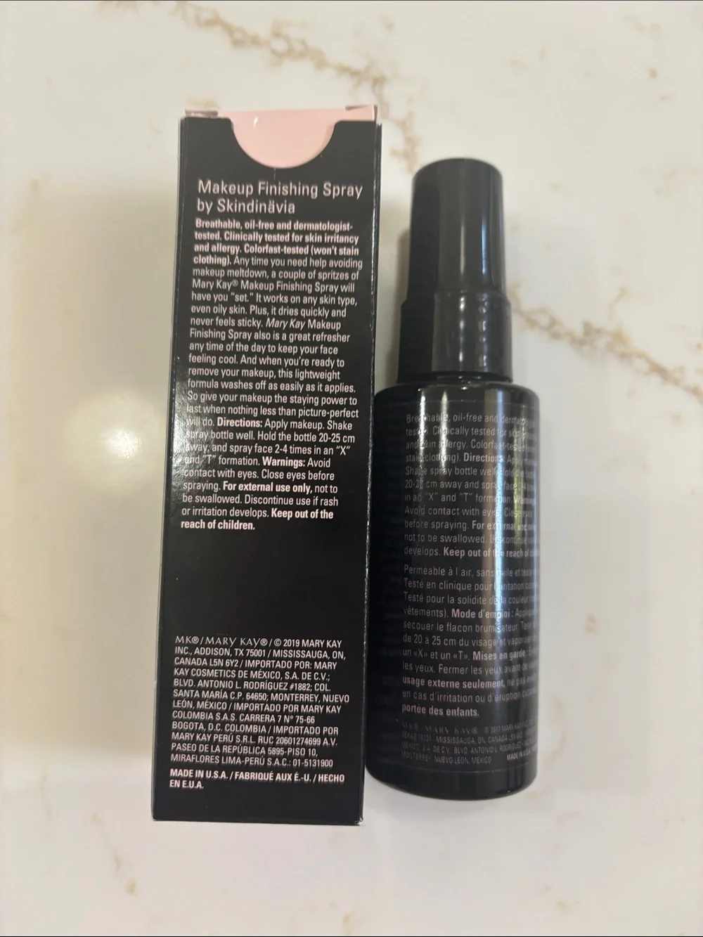 Mary Kay Makeup Finishing Spray - Black & Pink Accents